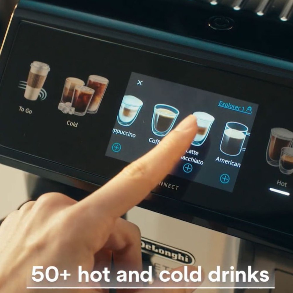 Máy pha cà phê tự động DeLonghi Eletta Explore ECAM450.65.S - Hàng chính hãng