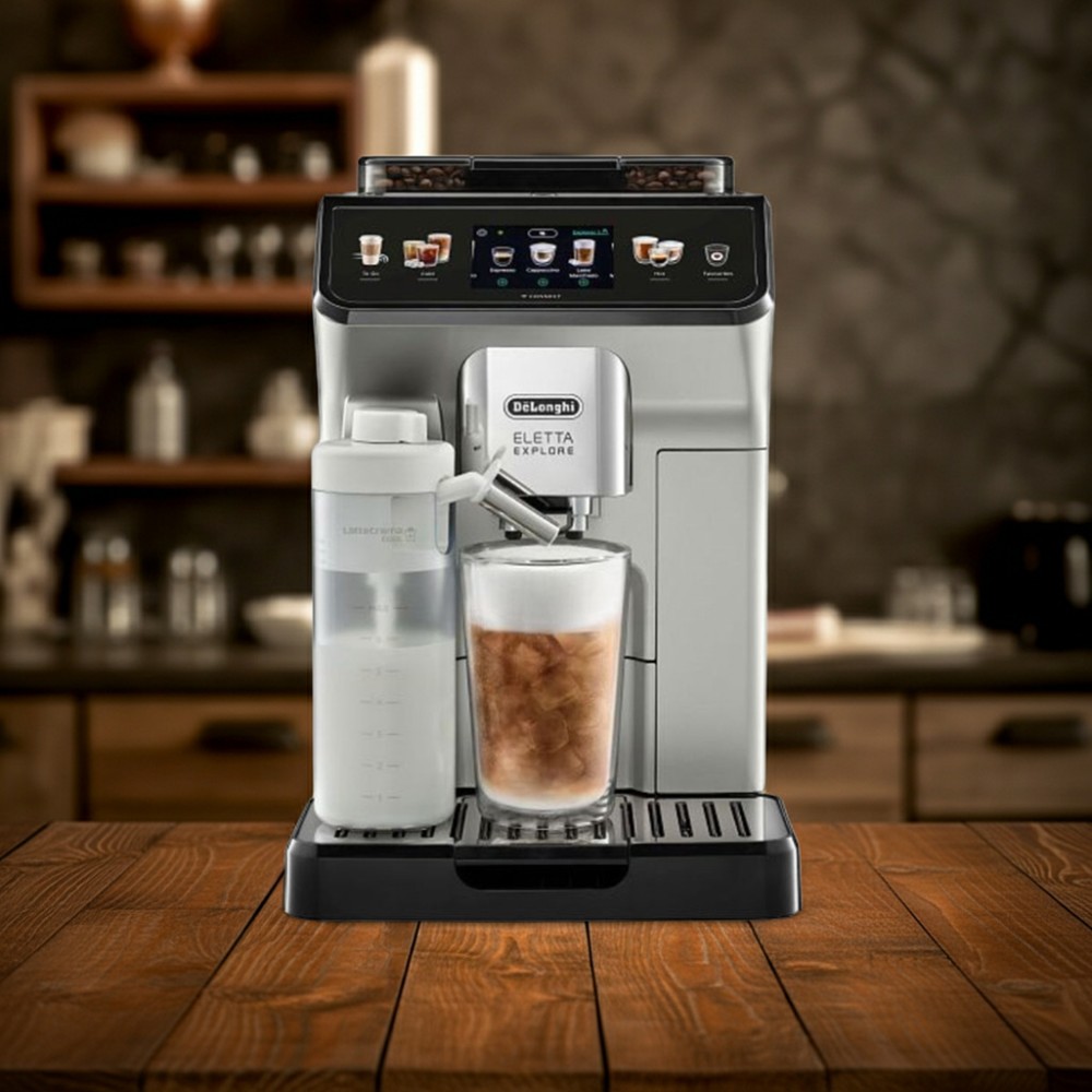 Máy pha cà phê tự động DeLonghi Eletta Explore ECAM450.65.S - Hàng chính hãng