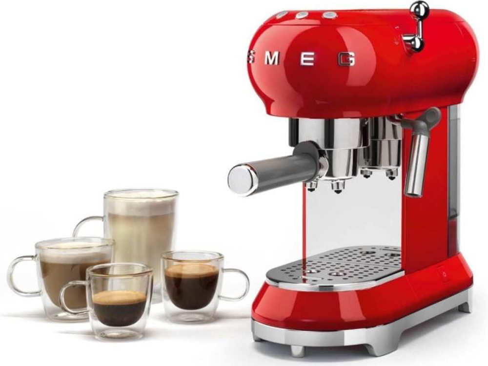 Máy pha cà phê Smeg ECF01PGEU - Hàng chính hãng