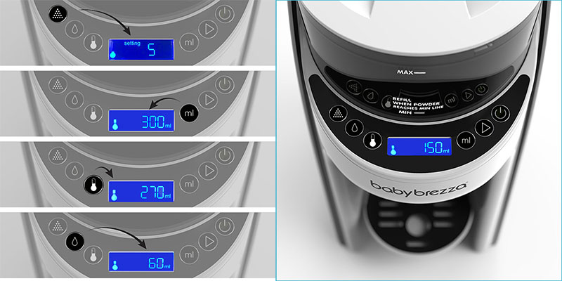 Máy pha sữa Baby Brezza Formula Pro Advanced BRZ10000 - Hàng chính hãng