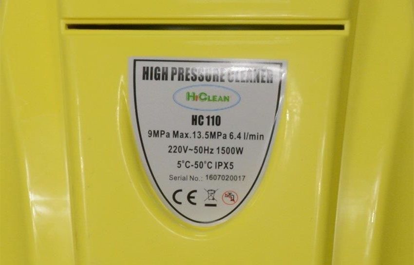 Máy phun áp lực HiClean HC 110 - Hàng chính hãng