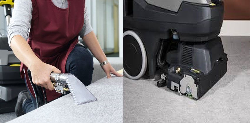 Chức năng của máy phun hút giặt thảm Karcher BRC 40/22 C