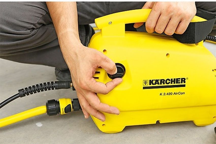 Núm điều khiển của máy phun rửa áp lực cao Karcher K 2.420 AIR CON