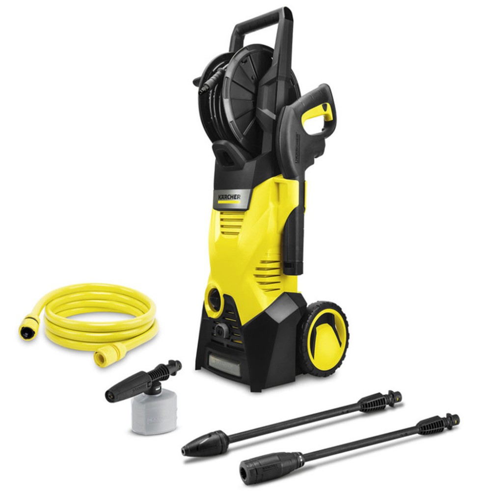 Máy phun rửa áp lực cao Karcher K-3-HR-PLUS nhiều phụ kiện đi kèm