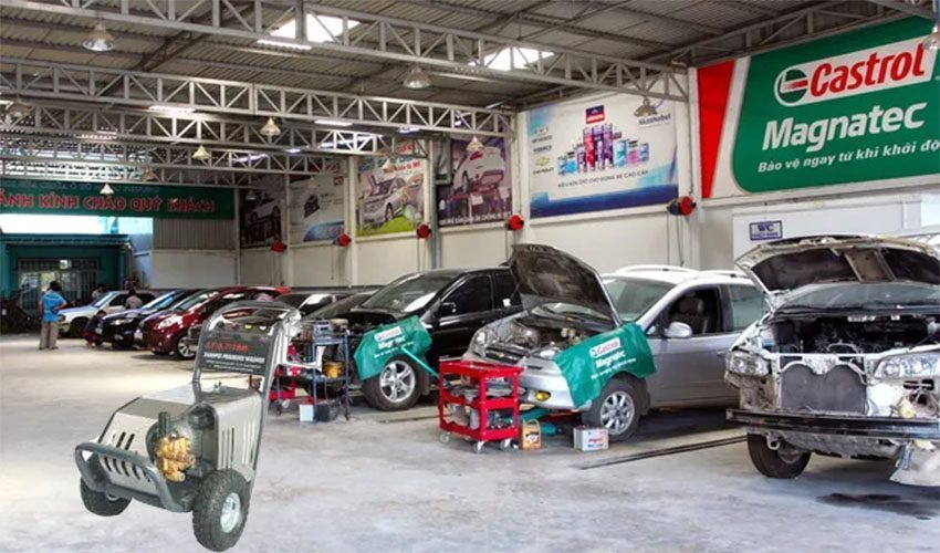 Máy phun rửa cao áp Lutian 20M32-5.5T4 - Hàng chính hãng