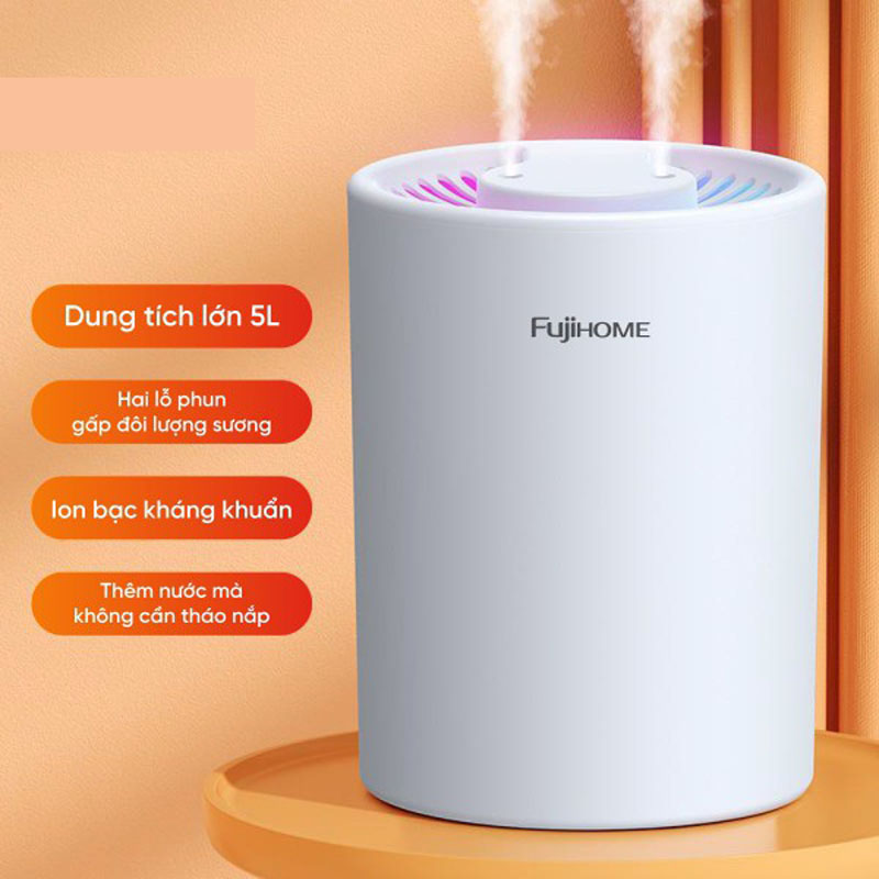 Dung tích bình 5 lít sẽ hoạt động liên tục 12 giờ
