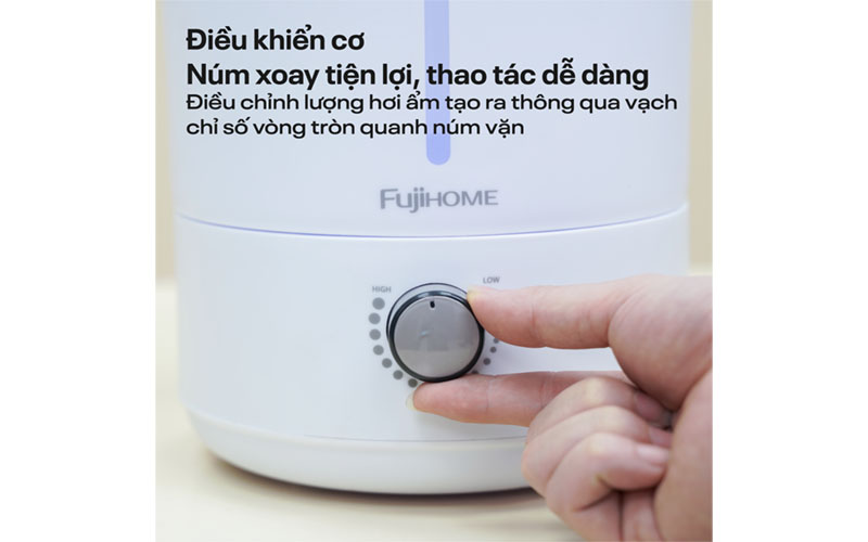 Điều khiển của Máy phun sương tạo ẩm, xông tinh dầu Fujihome HM06M