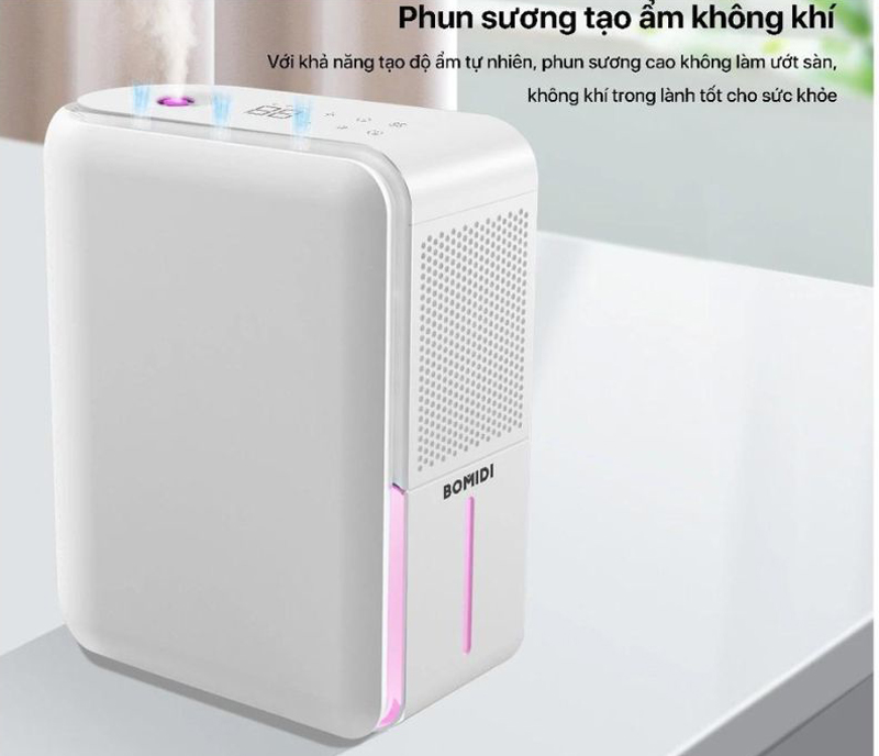 Máy phun sương tại độ ẩm Bomidi UH02 - Hàng chính hãng