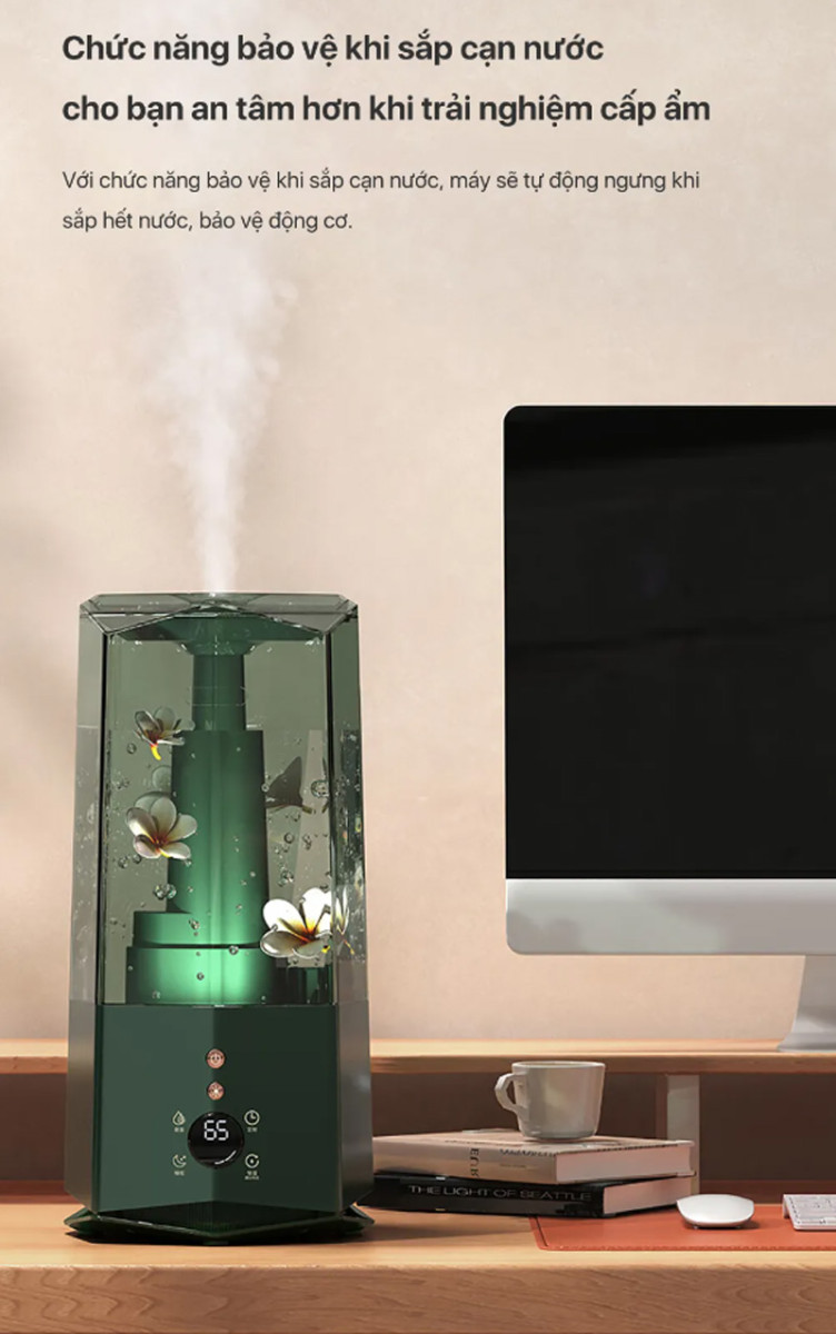 Máy phun sương tạo độ ẩm Deerma F360D - Hàng chính hãng
