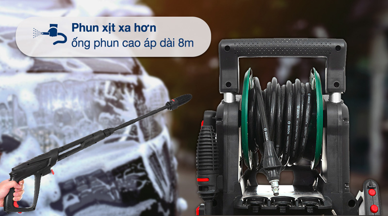 Máy phun xịt rửa áp lực cao Bosch (Aquatak) AQT-140 - Hàng chính hãng