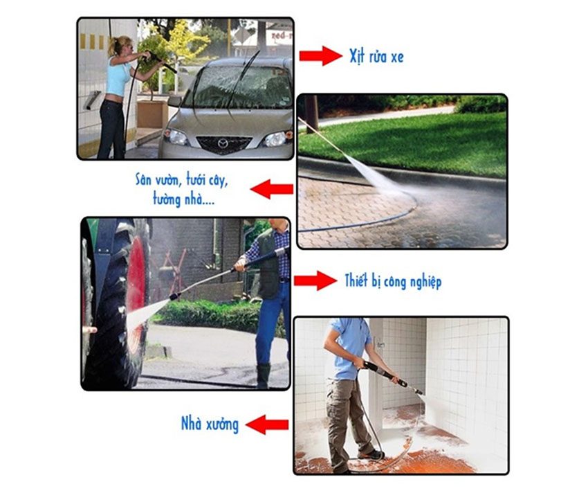 Máy phun xịt rửa xe cao áp Perfect PF-M07050 - Hàng chính hãng