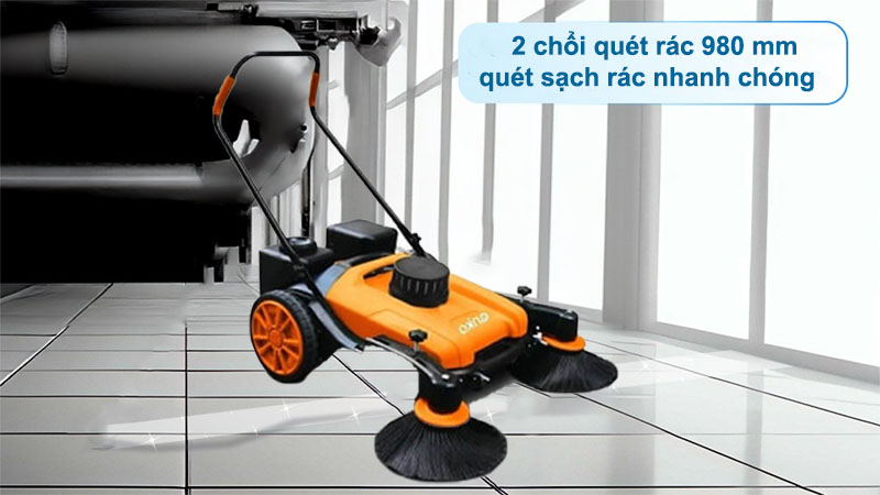 Máy quét rác đẩy tay Anko MS50W - Hàng chính hãng