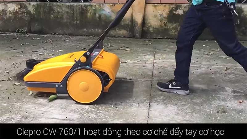 Xe quét rác đẩy tay Clepro CW-760/1 - Hàng chính hãng