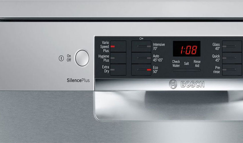Bảng điều khiển của Máy rửa bát Bosch SMS46MI01G