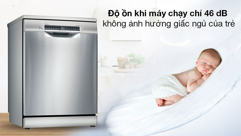 Máy rửa chén độc lập Bosch SMS4IVI01P - Hàng chính hãng