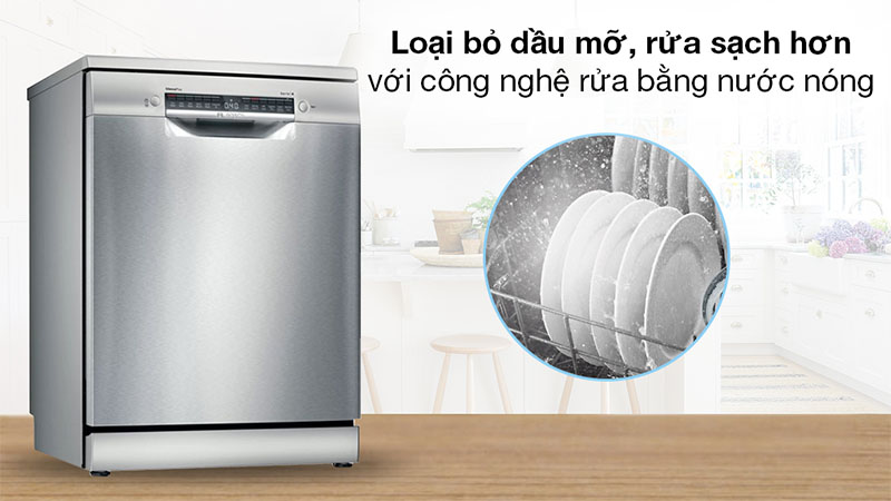 Máy rửa chén độc lập Bosch SMS4IVI01P - Hàng chính hãng