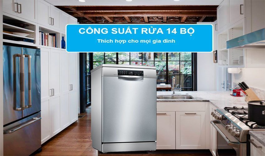 Máy rửa bát Bosch SMS68MI06E - Hàng chính hãng