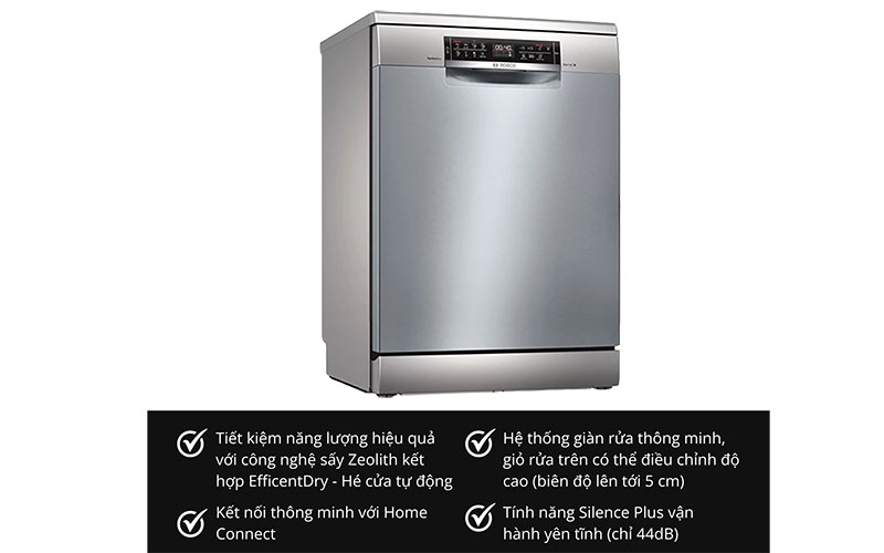 Máy rửa bát Bosch SMS6TCI00E SERIE 6 - Hàng chính hãng