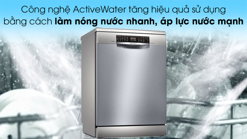 Công nghệ ActiveWater của Máy rửa bát Bosch SMS6ZDI48E