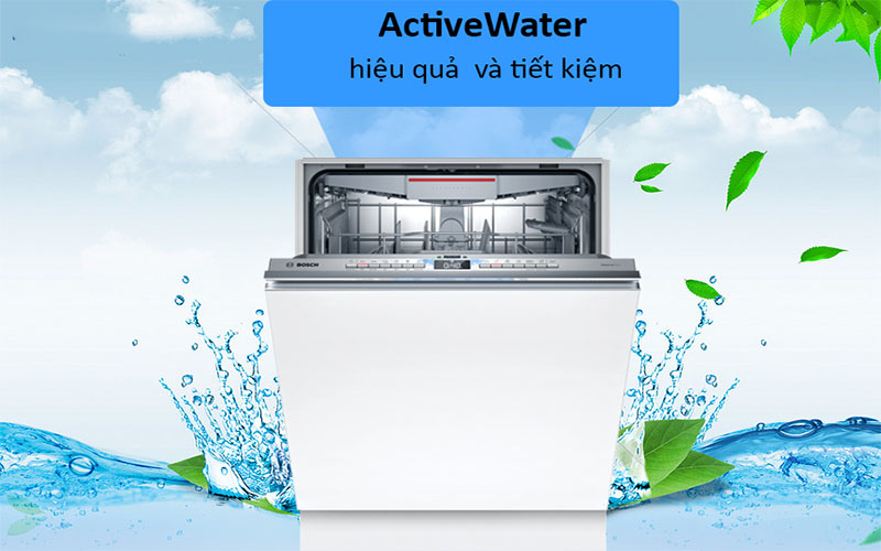 Máy rửa bát Bosch SMV4HVX31E - Hàng chính hãng