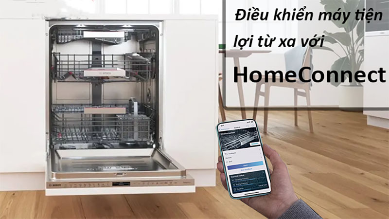Máy rửa bát Bosch SMV4HVX31E - Hàng chính hãng