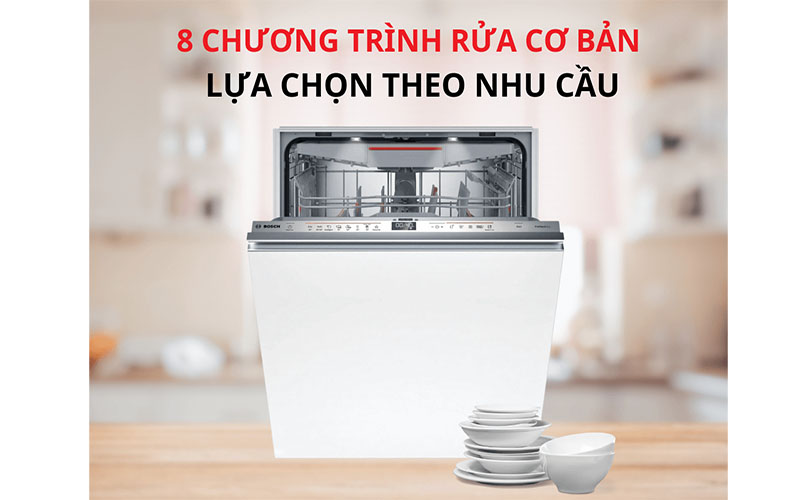Máy rửa bát Bosch SMV6ZCX16E - Hàng chính hãng
