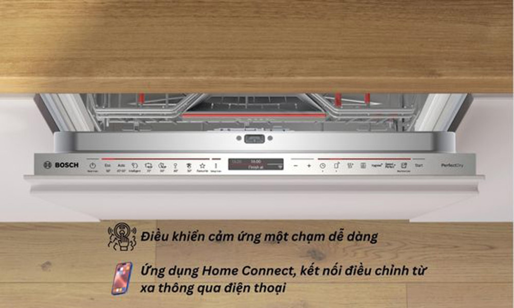 Máy rửa bát Bosch SMV8YCX02E - Hàng chính hãng