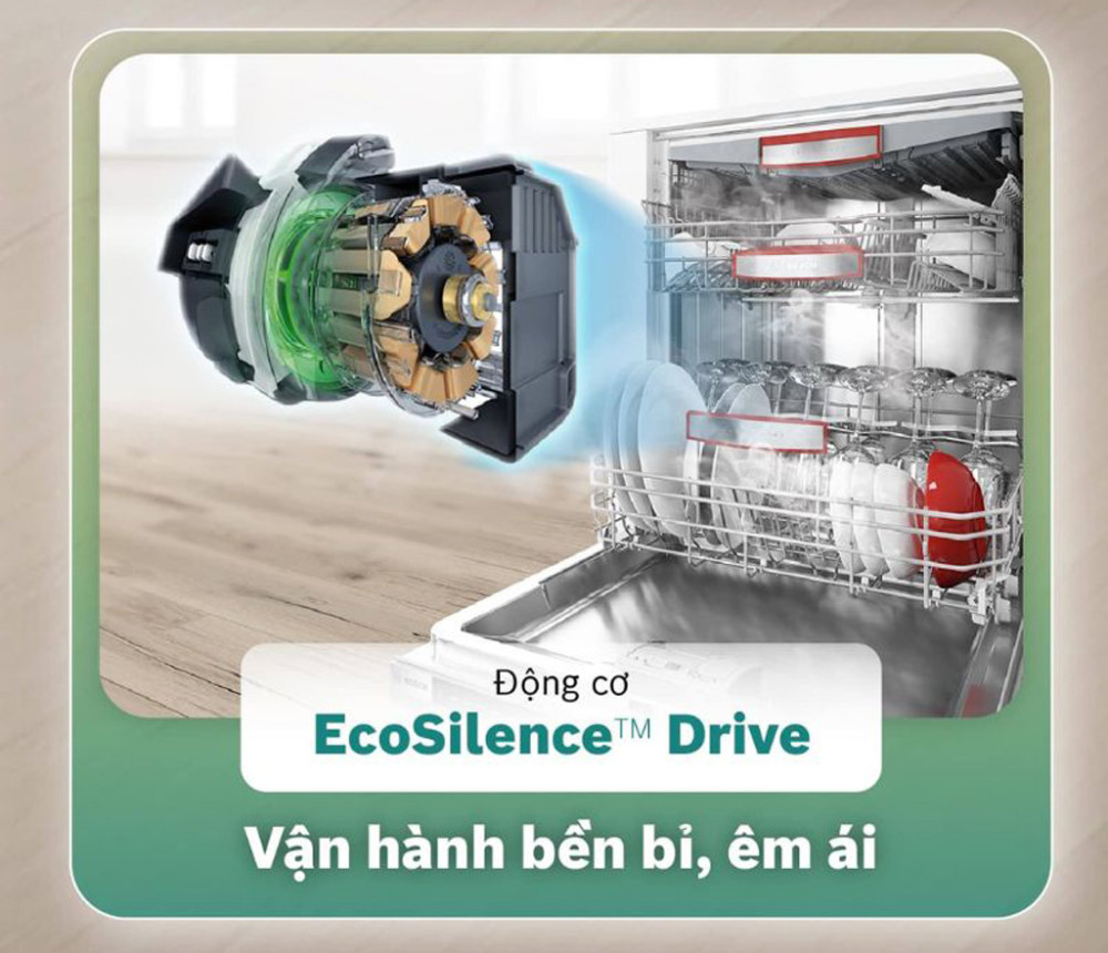 Máy rửa bát Bosch SMV8YCX02E - Hàng chính hãng