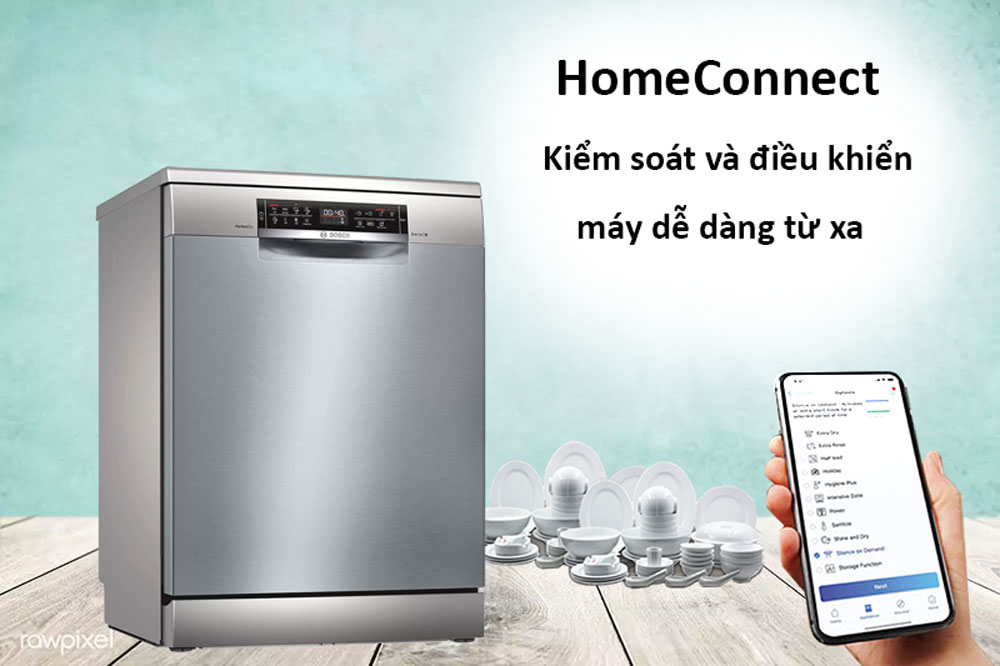 Máy rửa bát Bosch SMS6ZCI14E - Hàng chính hãng