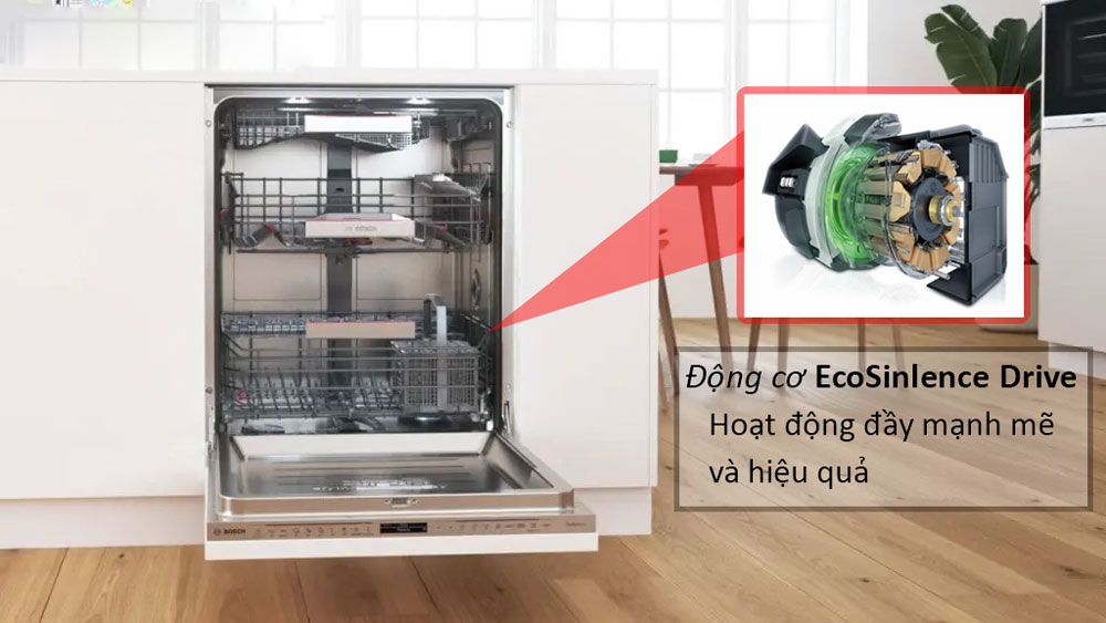 Máy rửa bát Bosch SMS6ZCI14E - Hàng chính hãng