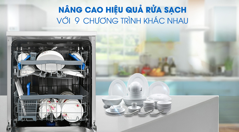 Máy rửa bát Candy CDPN-4D620PX/E - Hàng chính hãng