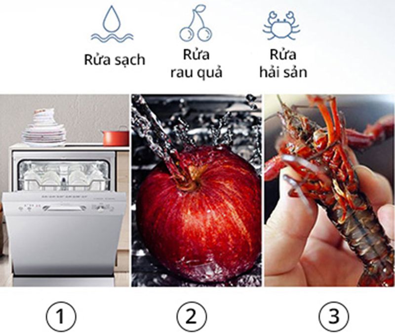 Máy rửa bát Fujishan FJVN08-S07F - Hàng chính hãng