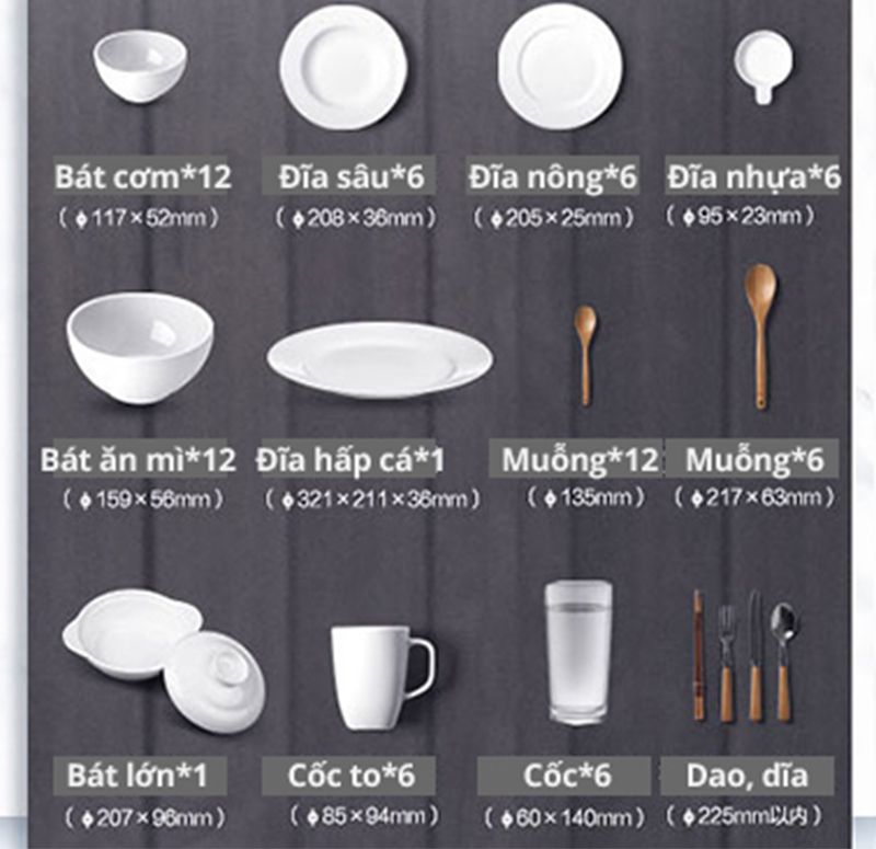 Máy rửa bát Fujishan FJVN08-S07F - Hàng chính hãng