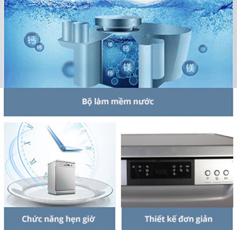 Máy rửa bát Fujishan FJVN08-S07F - Hàng chính hãng