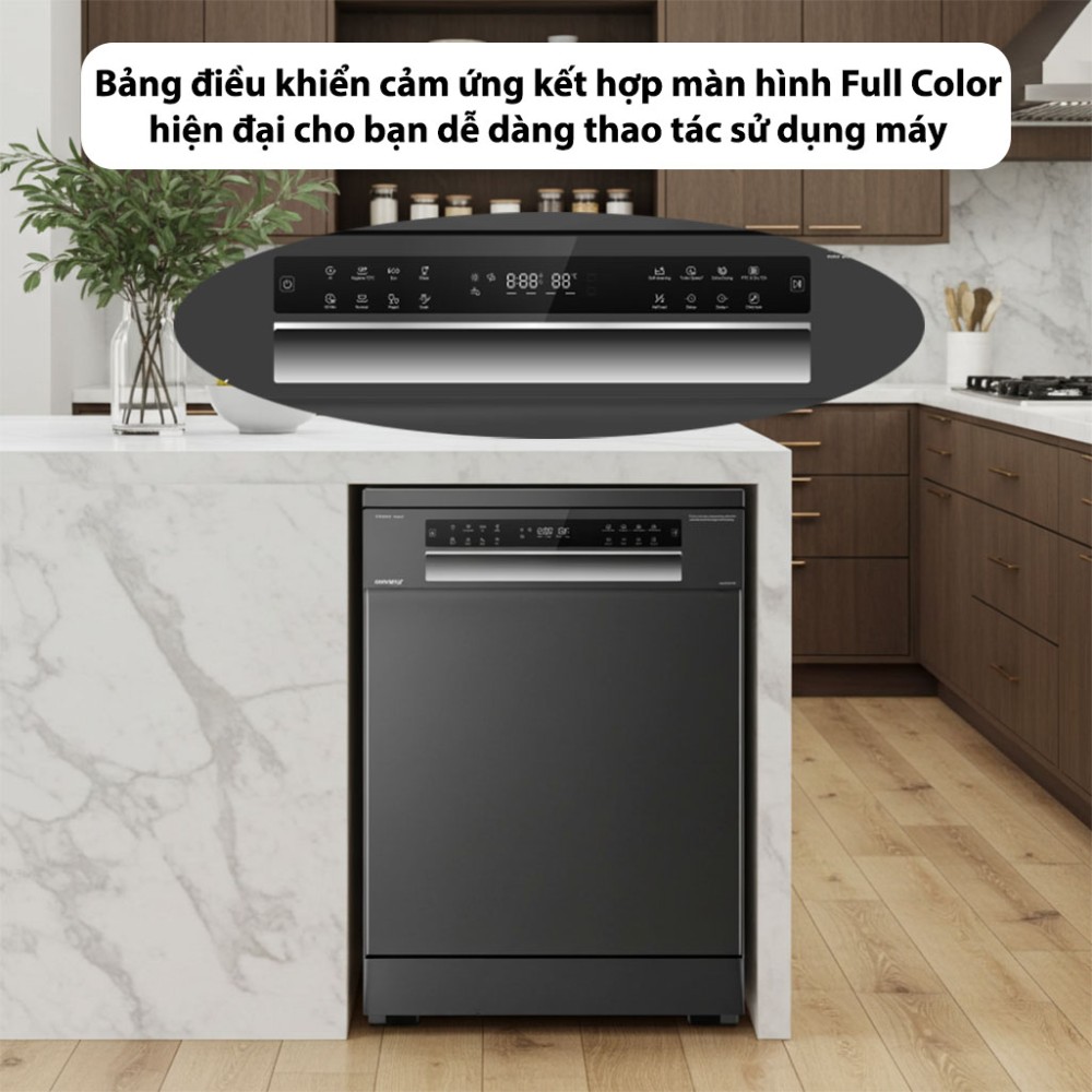 Máy rửa bát GrandX SMS7GX86G - Hàng chính hãng