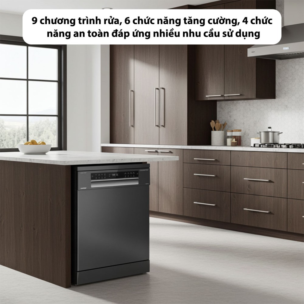 Máy rửa bát GrandX SMS7GX86G - Hàng chính hãng