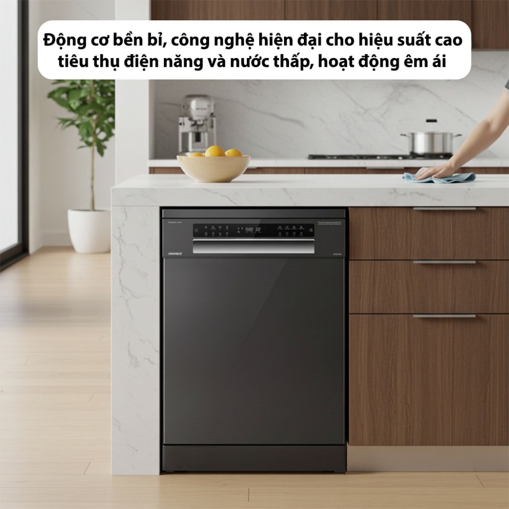 Máy rửa bát GrandX SMS7GX86G - Hàng chính hãng