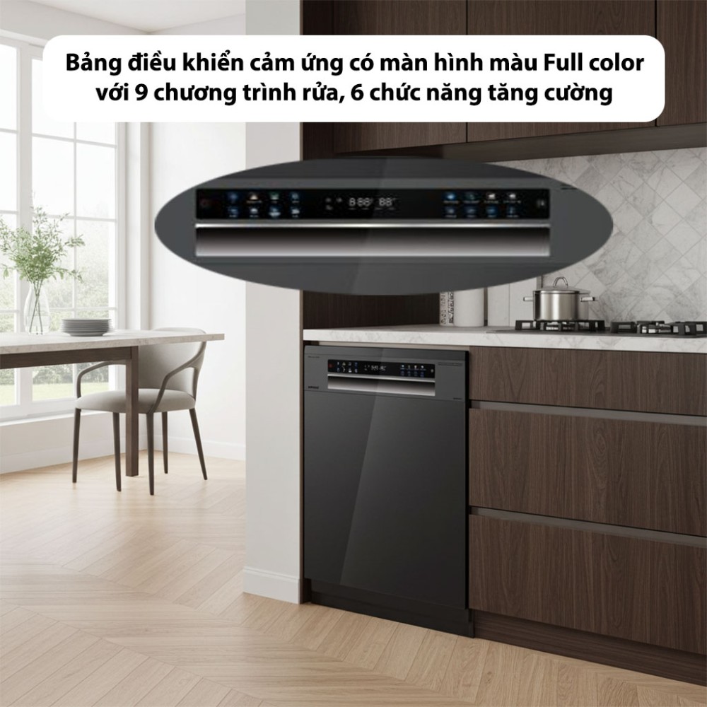 Máy rửa bát GrandX SMS8GX87B - Hàng chính hãng