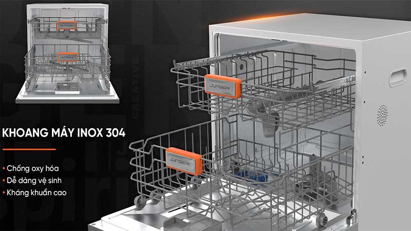 Máy rửa bát Junger DWJ-100 - Hàng chính hãng