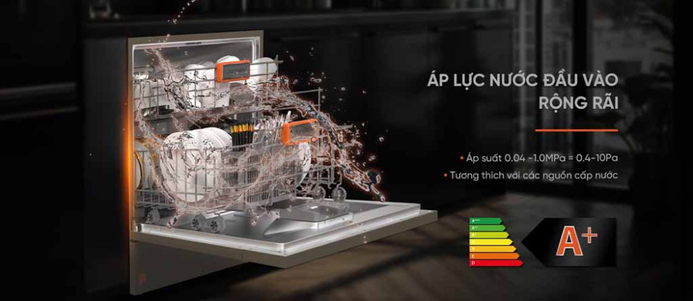 Máy rửa bát Junger DWJ-133-MS  - Hàng chính hãng