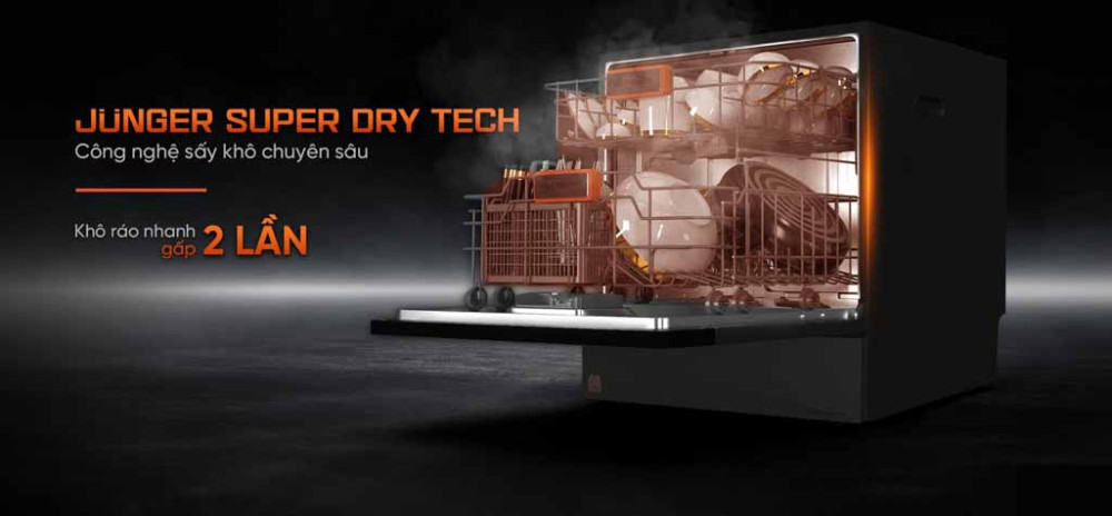 Sấy khô nhanh chóng, loại bỏ vi khuẩn