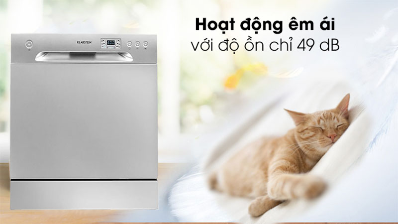 Máy rửa bát Klarstein Amazonia 8 bộ - Hàng chính hãng