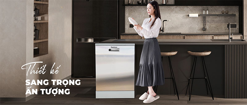 Thiết kế của Máy rửa bát Nagakawa NK15D06M