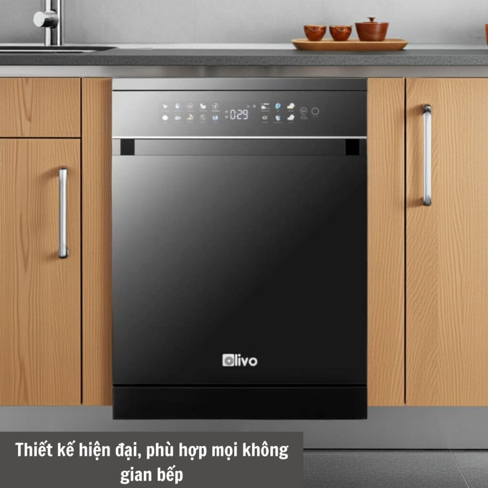 Máy rửa bát Olivo DW18 - Hàng chính hãng