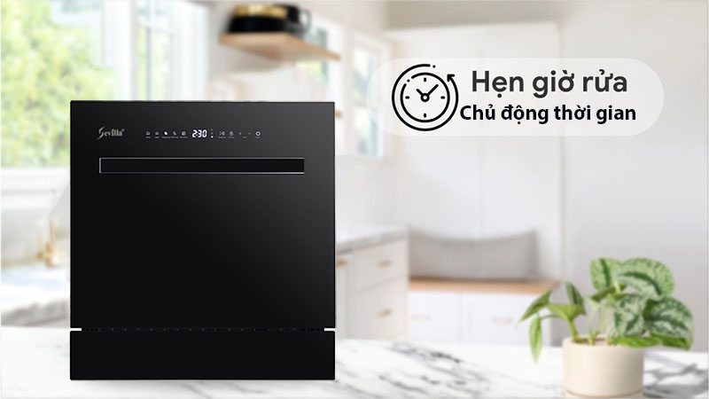 Tính năng hẹn giờ của Máy rửa bát Sevilla SV-R08
