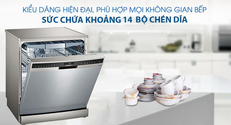 Công suất của Máy rửa bát Siemens SN258I01TE - IQ500