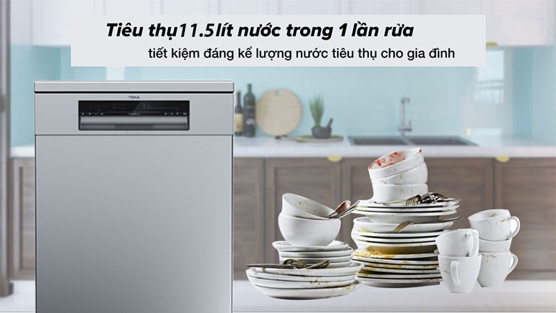 Máy rửa bát Teka DFS 26610 220 50 SS - Hàng chính hãng