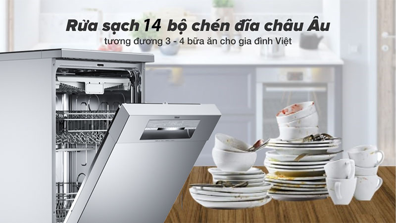 Máy rửa bát Teka DFS 76850 220 50 SS - Hàng chính hãng