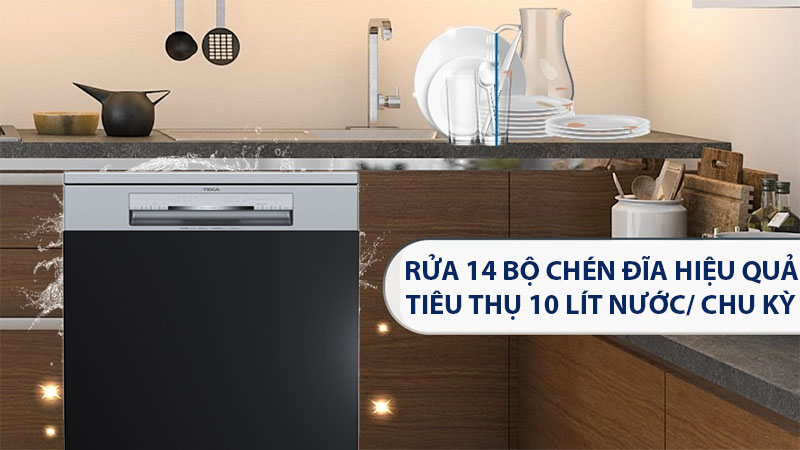 Máy rửa chén Teka DSI 76850 SS - Hàng chính hãng