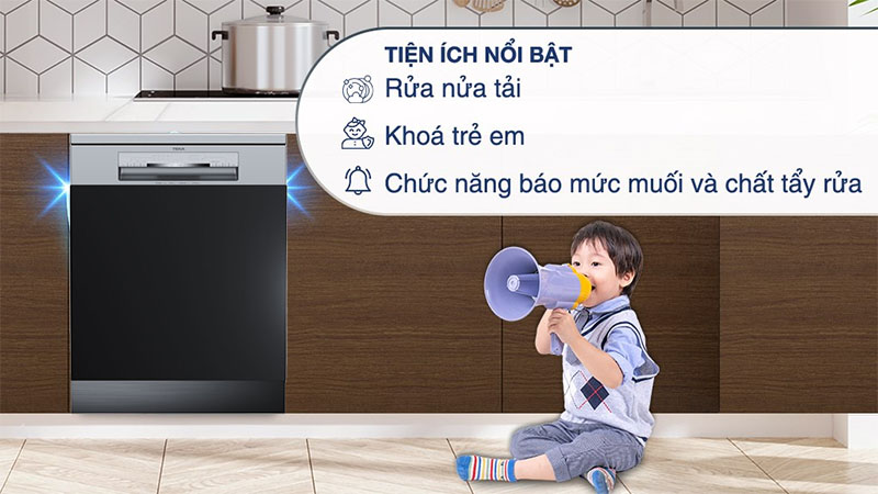 Máy rửa chén Teka DSI 76850 SS - Hàng chính hãng